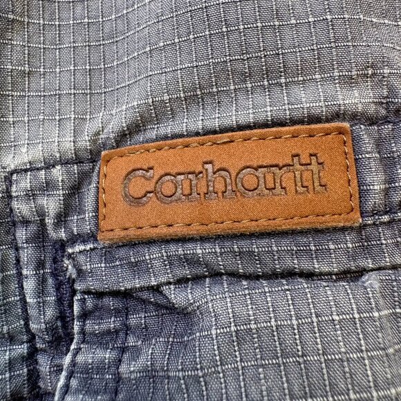 Carhartt Ripstop Utility Work Shirt Faded Blue Men's 2XL - Picture 4 of 8